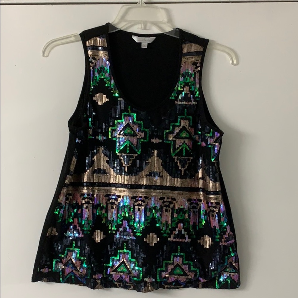 Charming Charlie sequin top